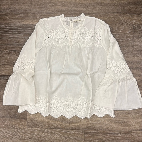 Ulla Johnson white embroidered top - Picture 1 of 4